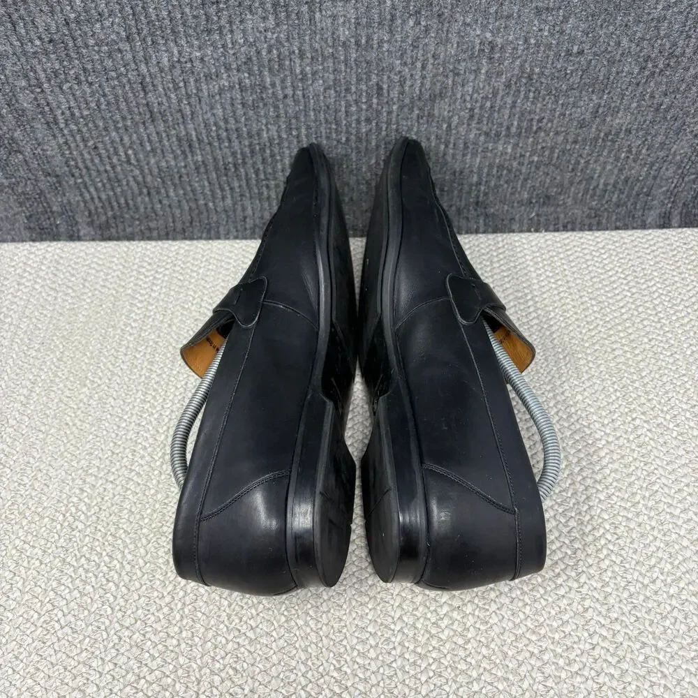 Magnanni Lino Loafers Bit Black Leather Slip On Dress Shoes Tuxedo Mens 11.5 M